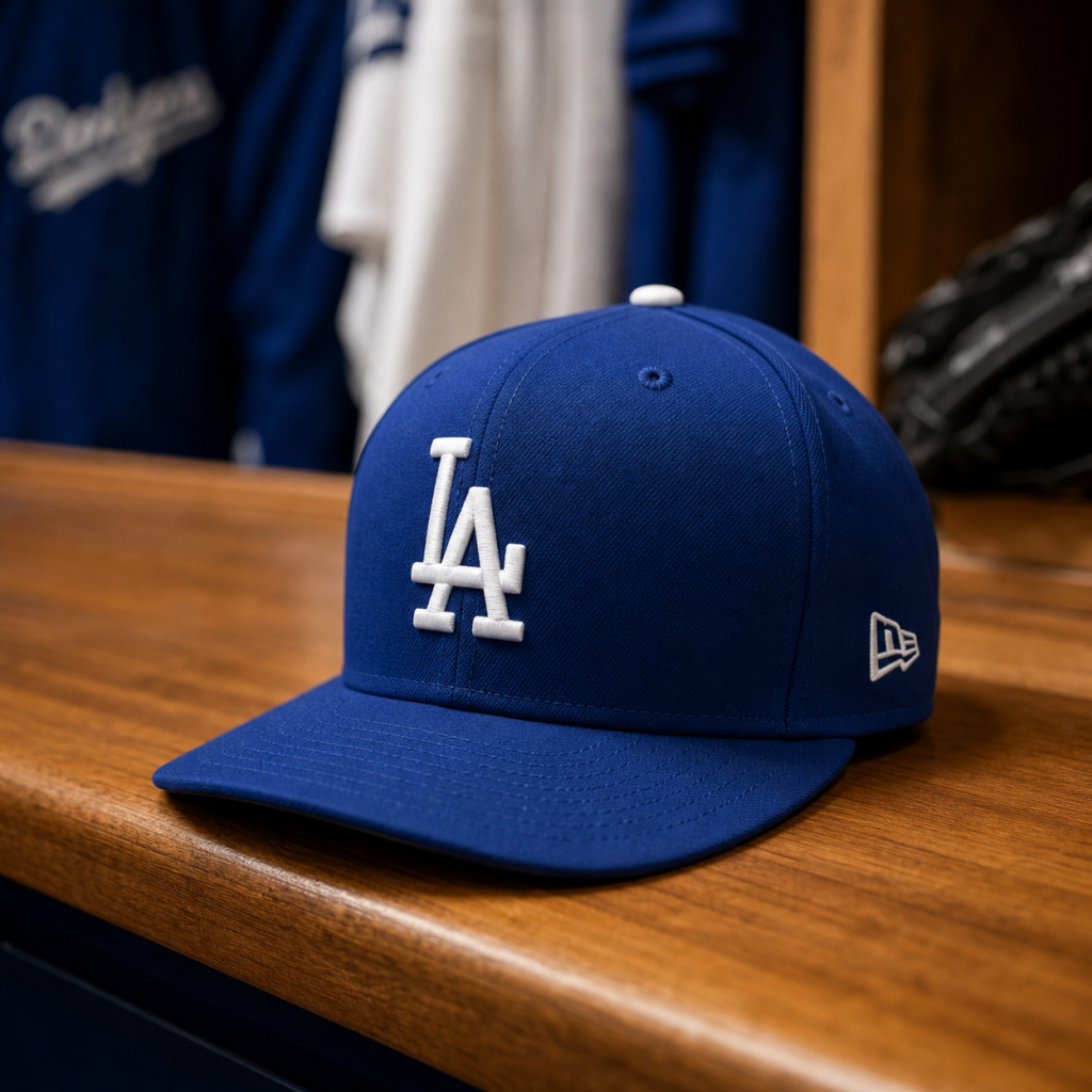 fitted baseball cap