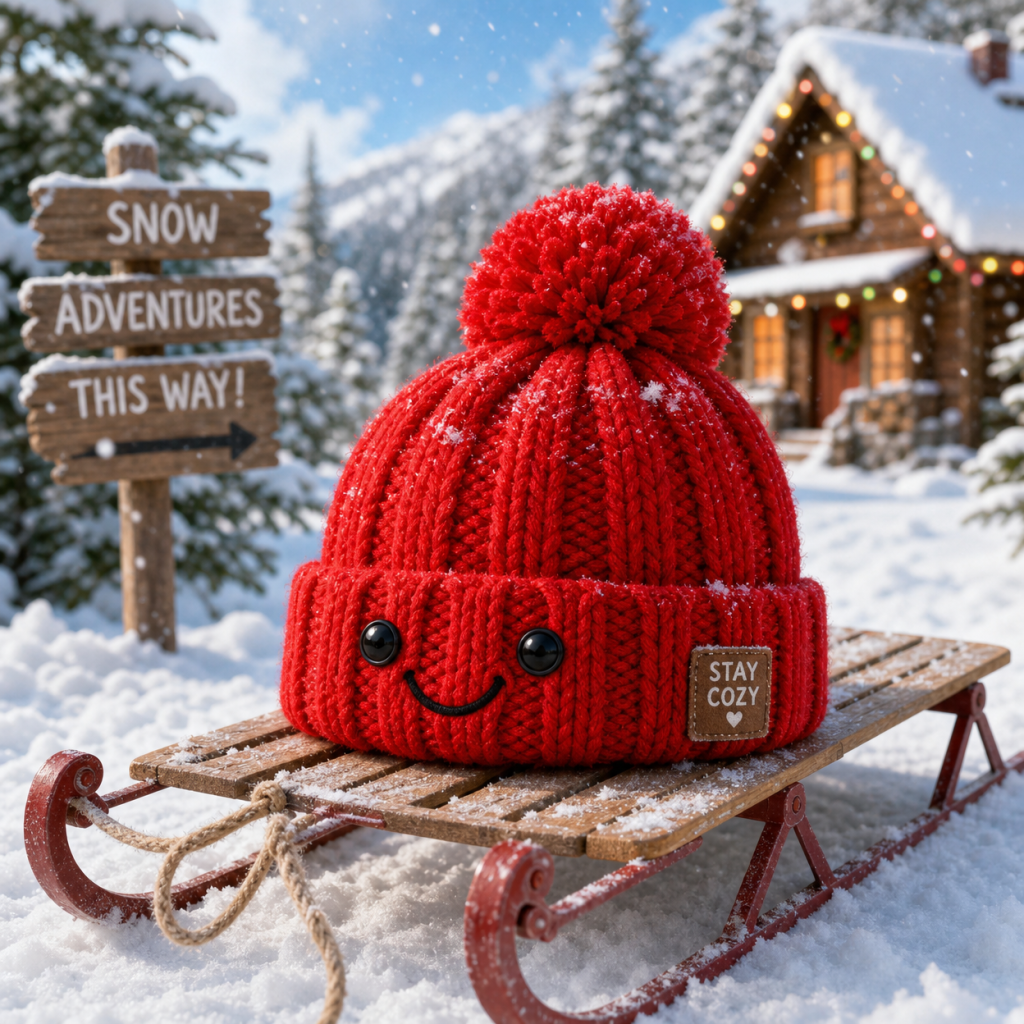 pom pom beanie